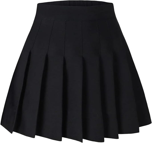 Women Mini Tennis Skirt with Shorts