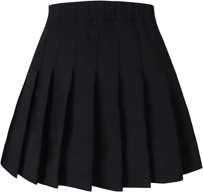 Women Mini Tennis Skirt with Shorts